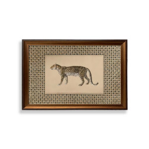 PORMIPON 24 x 16in Vintage-Style Leopard/Cheetah Wall Art