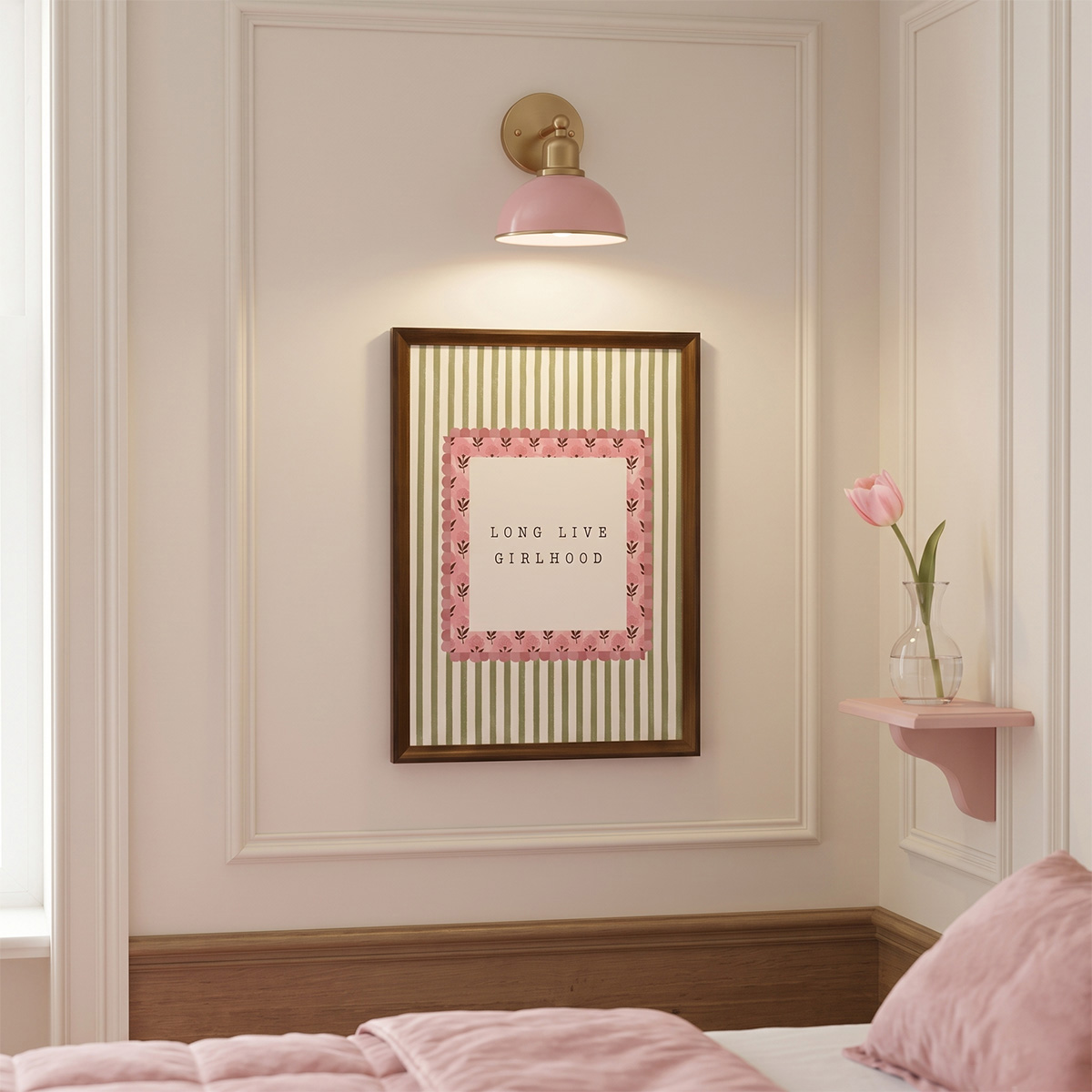 PORMIPONE 24x16in Long Live Girlhood Canvas Wall Art - 图片 3