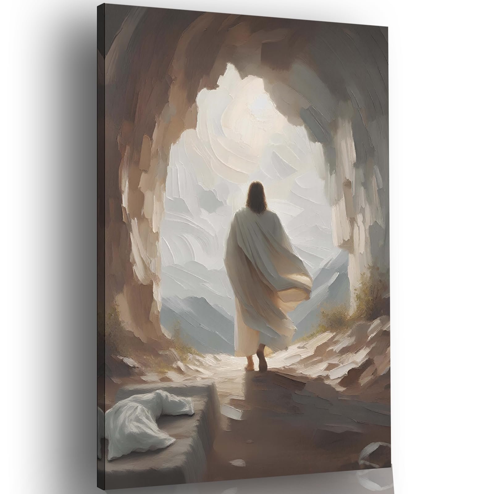 Jesus Resurrection Wall Art – Pormipone Canvas Wall Art