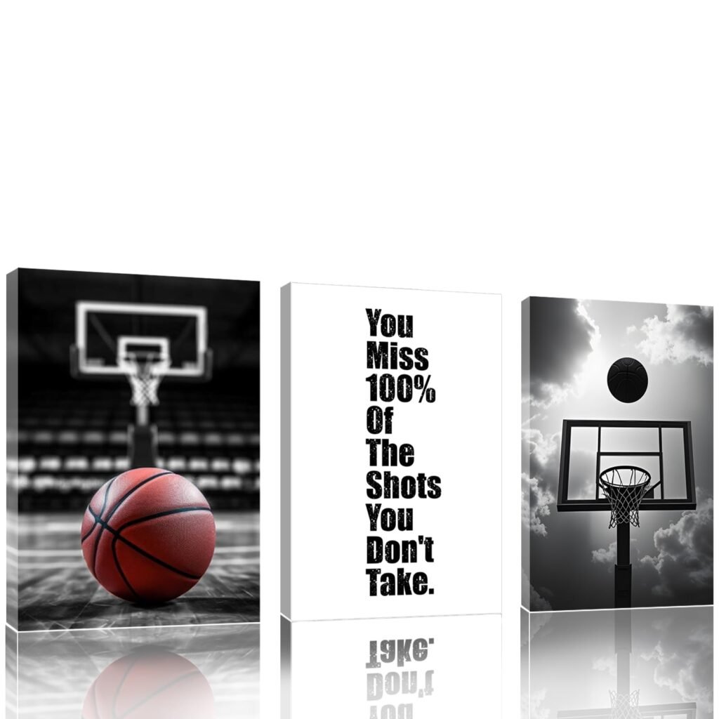 Basketball Wall Art – Pormipone Canvas Wall Art
