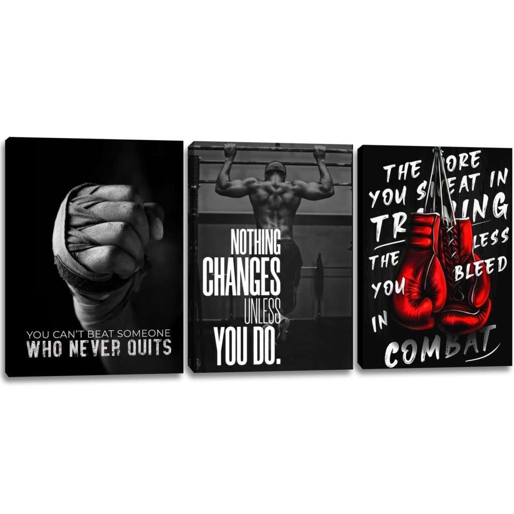 Boxing Gym Wall Art – Pormipone Canvas Wall Art