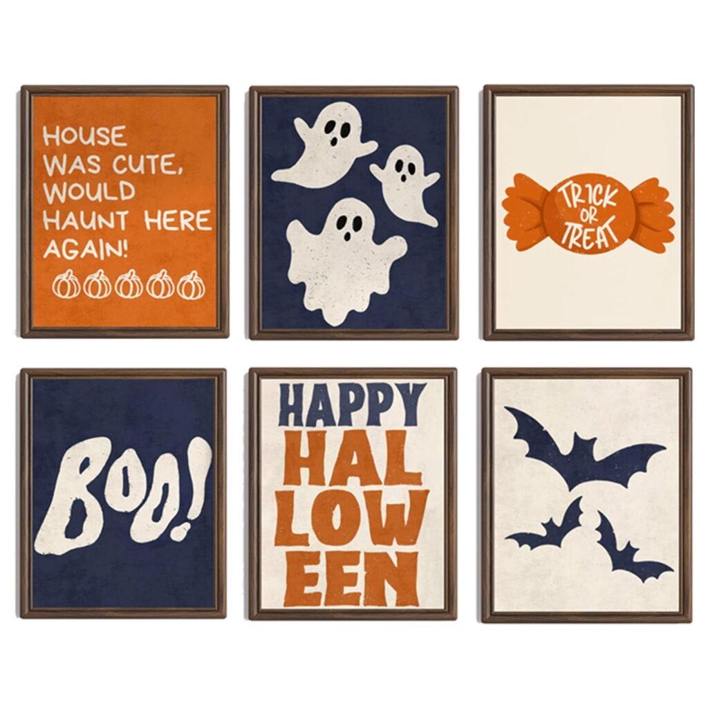 Halloween Ghost Wall Art – Pormipone Canvas Wall Art