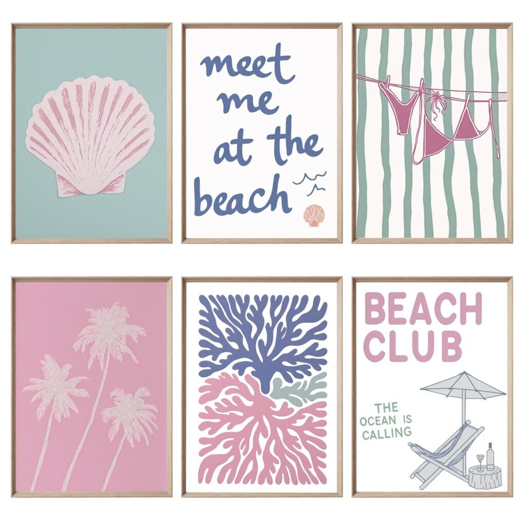 Coastal Beach Wall Art – Pormipone Canvas Wall Art