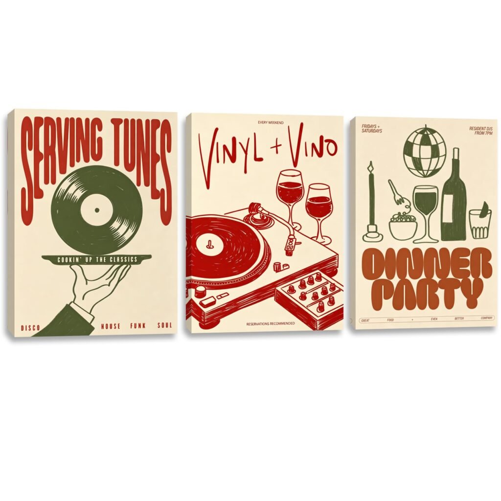 Music Dinner Party Wall Art – Pormipone Canvas Wall Art