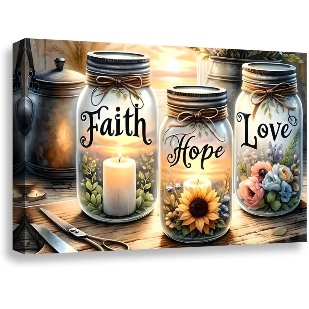 Bible Jar Canvas Wall Art – Pormipone Canvas Wall Art