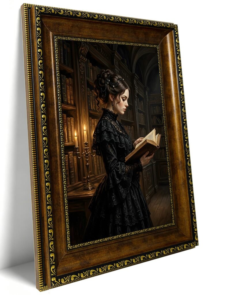 Vintage Library Wall Art – Pormipone Canvas Wall Art